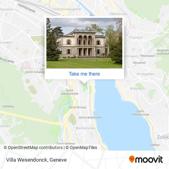 Villa Wesendonck map