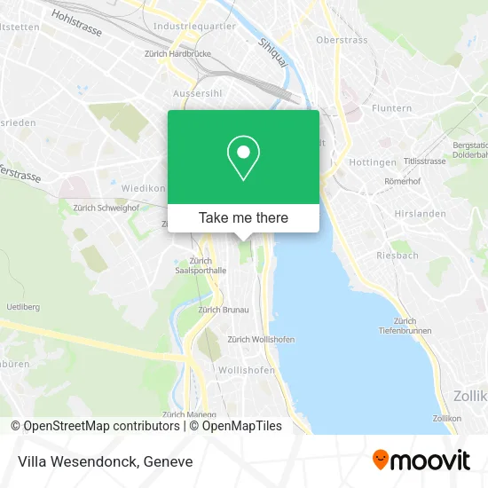 Villa Wesendonck map