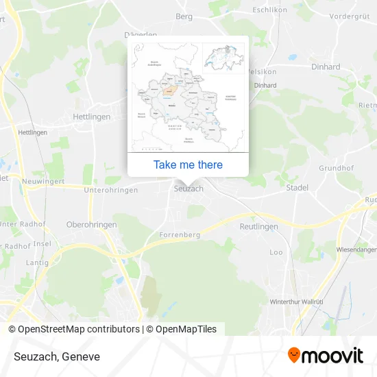 Seuzach map