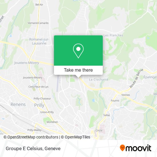 Groupe E Celsius map