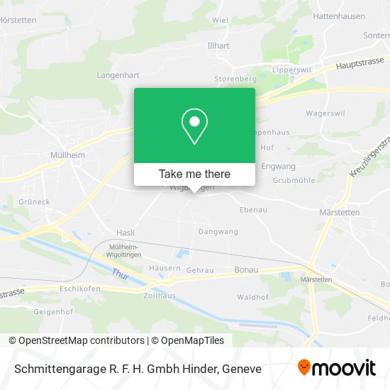 Schmittengarage R. F. H. Gmbh Hinder map