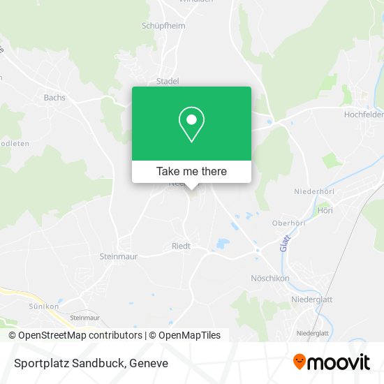 Sportplatz Sandbuck map