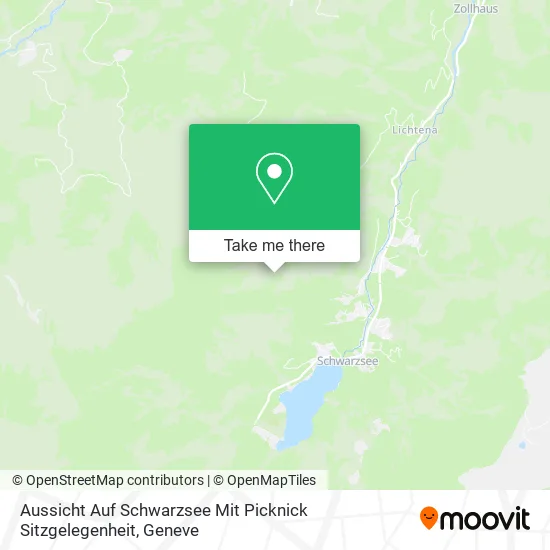Aussicht Auf Schwarzsee Mit Picknick Sitzgelegenheit plan