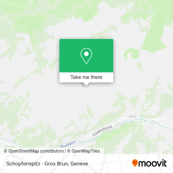 Schopfenspitz - Gros Brun map