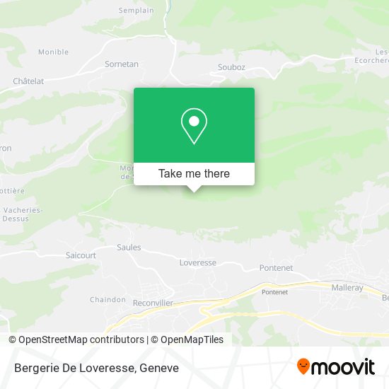 Bergerie De Loveresse map