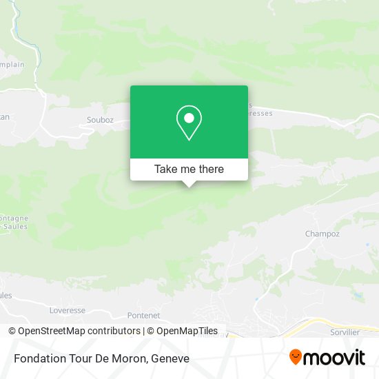 Fondation Tour De Moron map