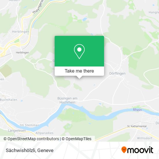 Sächwishölzli map