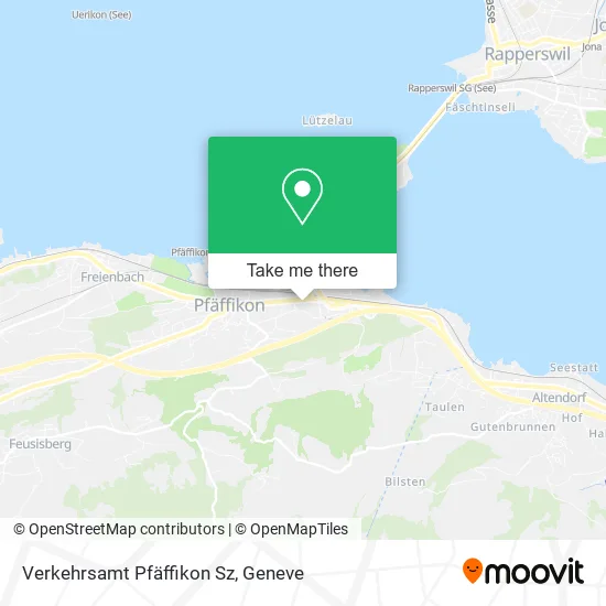 Verkehrsamt Pfäffikon Sz map