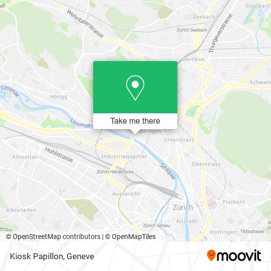 Kiosk Papillon map
