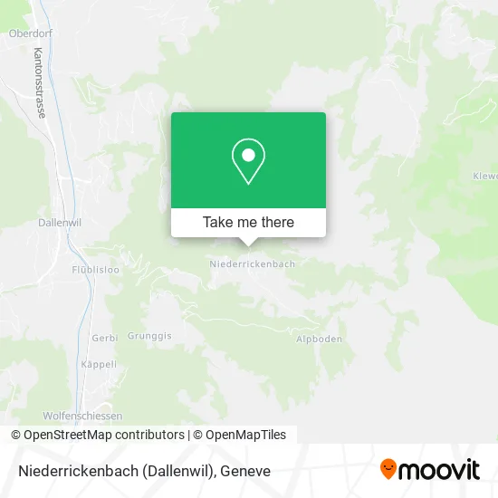 Niederrickenbach (Dallenwil) map