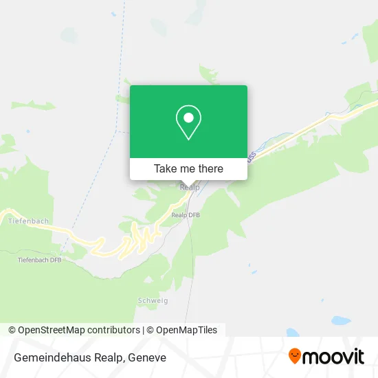 Gemeindehaus Realp map