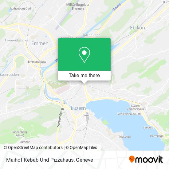 Maihof Kebab Und Pizzahaus map