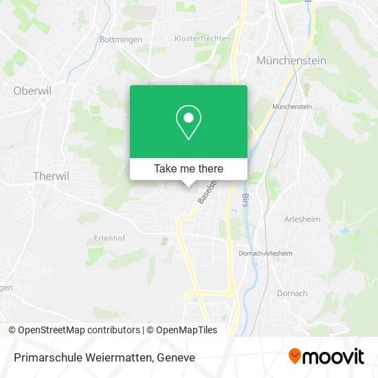Primarschule Weiermatten map