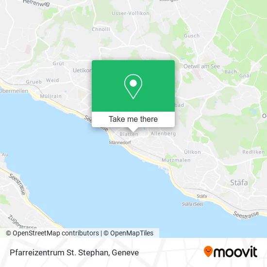 Pfarreizentrum St. Stephan map