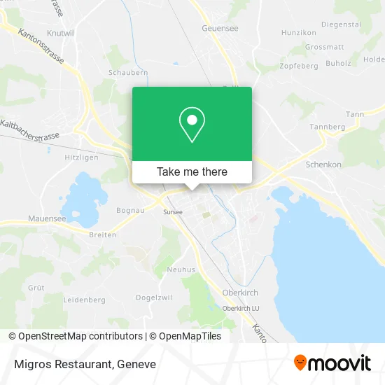 Migros Restaurant map