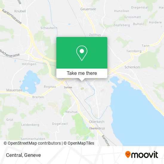 Central map