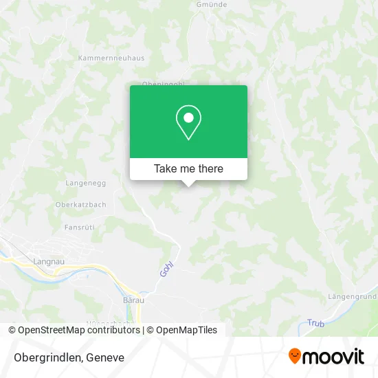 Obergrindlen map