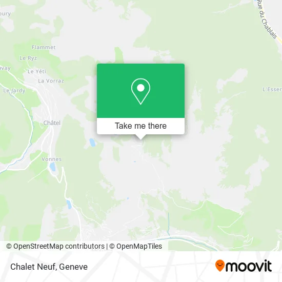 Chalet Neuf map