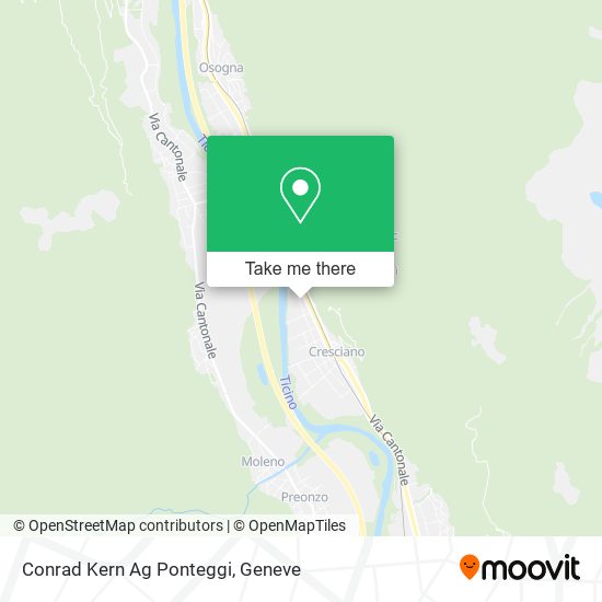Conrad Kern Ag Ponteggi map