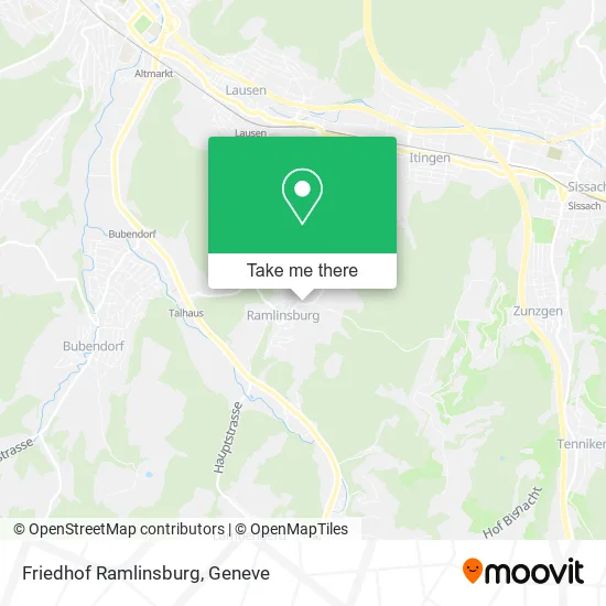 Friedhof Ramlinsburg map