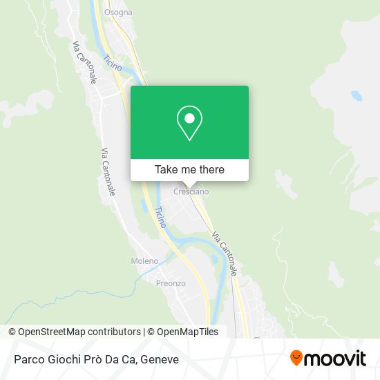 Parco Giochi Prò Da Ca map