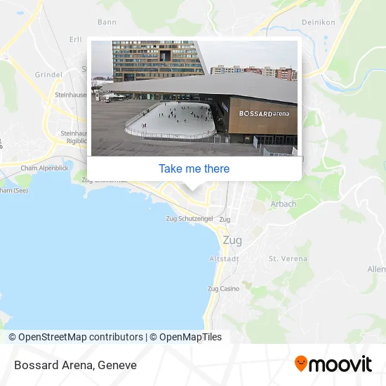 Bossard Arena map