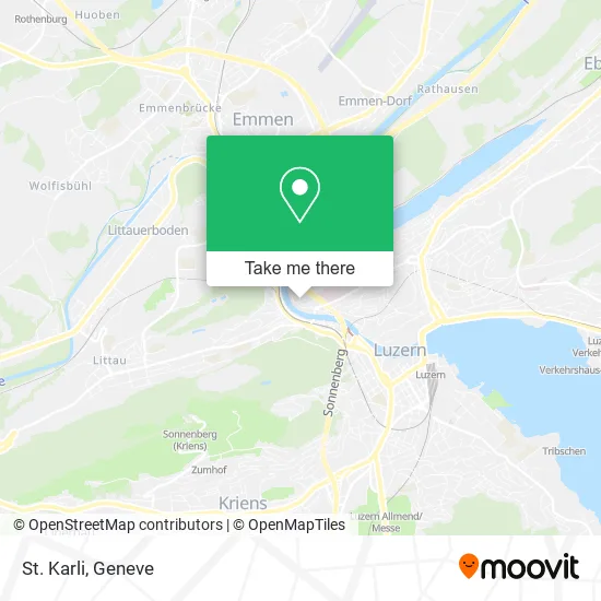 St. Karli map