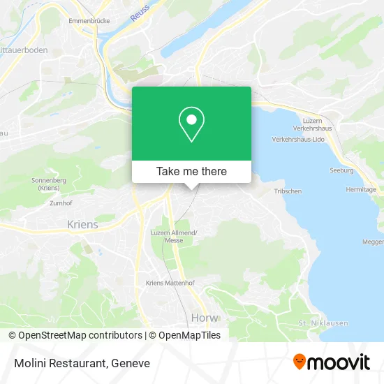 Molini Restaurant map