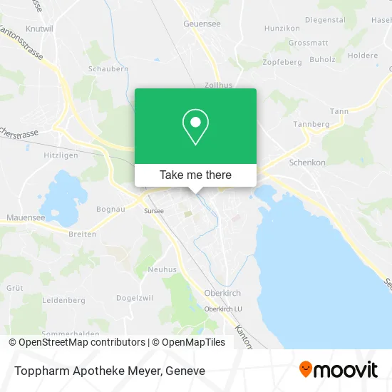 Toppharm Apotheke Meyer map