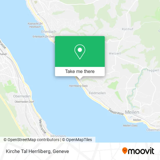 Kirche Tal Herrliberg map