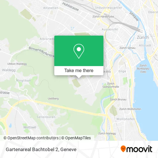 Gartenareal Bachtobel 2 map