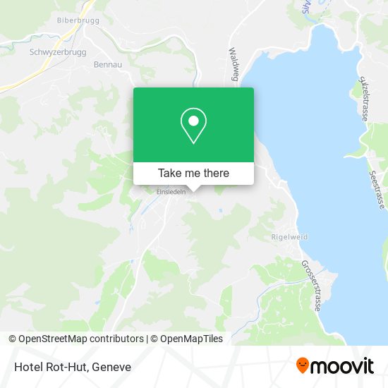 Hotel Rot-Hut map