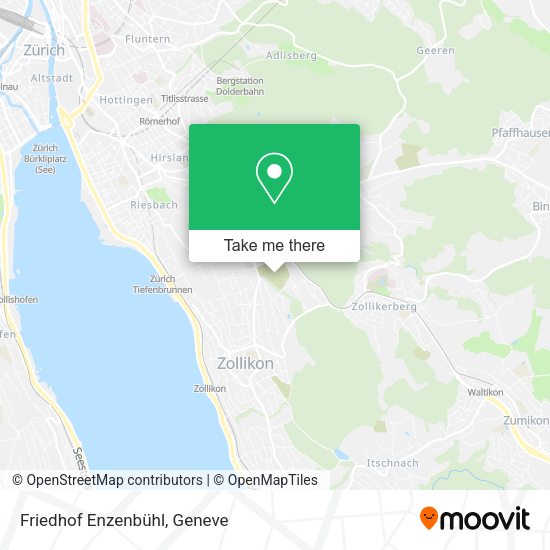 Friedhof Enzenbühl map