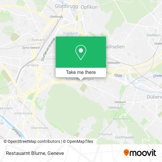 Restauarnt Blume map