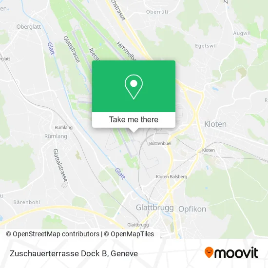 Zuschauerterrasse Dock B map
