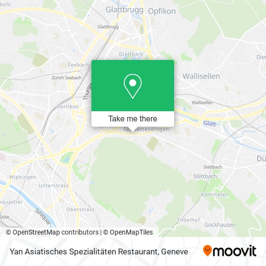 Yan Asiatisches Spezialitäten Restaurant map