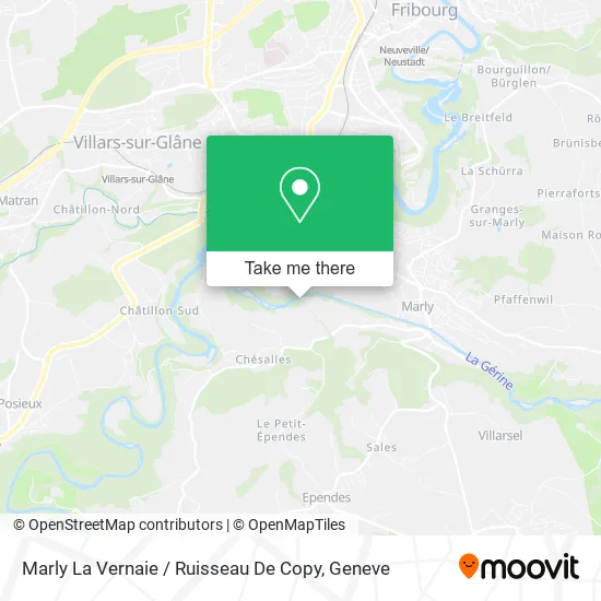 Marly La Vernaie / Ruisseau De Copy map