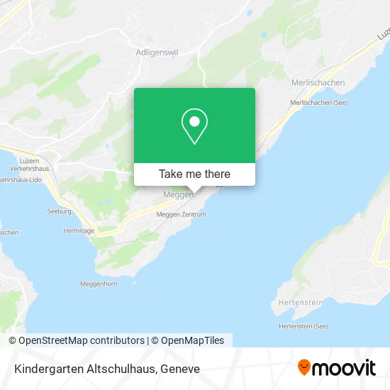 Kindergarten Altschulhaus map