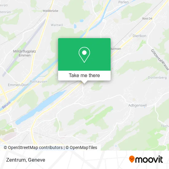 Zentrum map
