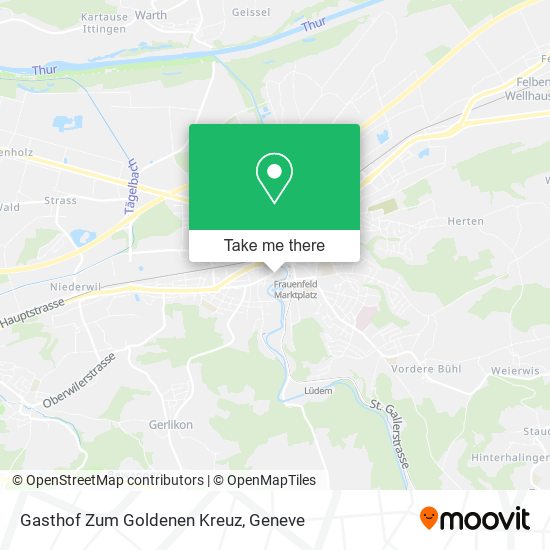 Gasthof Zum Goldenen Kreuz map