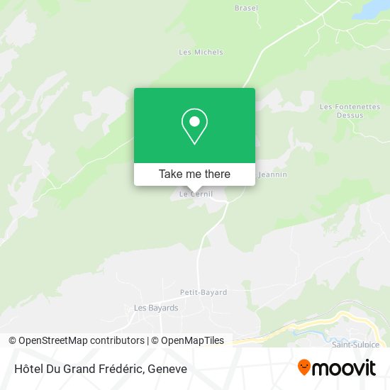Hôtel Du Grand Frédéric map