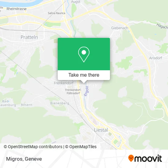 Migros map