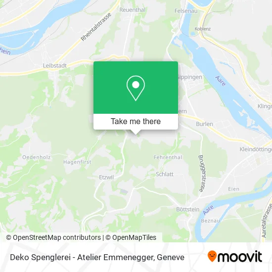 Deko Spenglerei - Atelier Emmenegger map