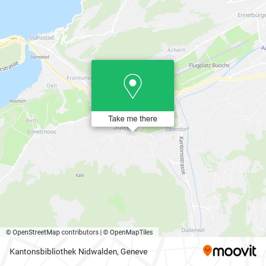 Kantonsbibliothek Nidwalden map