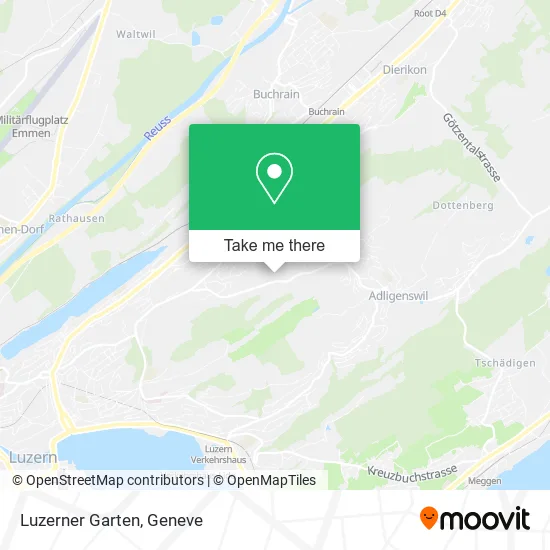 Luzerner Garten map