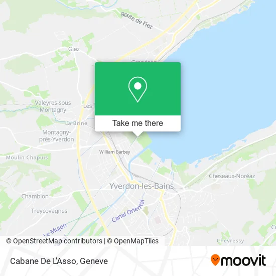 Cabane De L'Asso map