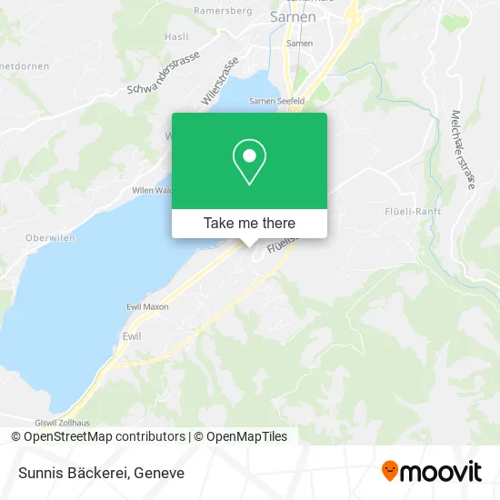 Sunnis Bäckerei map