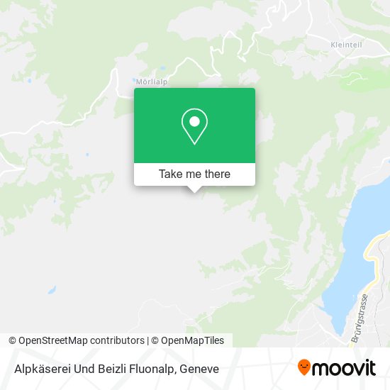 Alpkäserei Und Beizli Fluonalp map