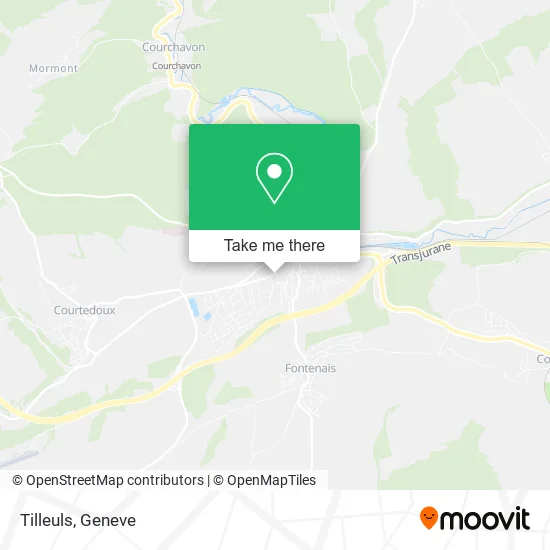 Tilleuls map