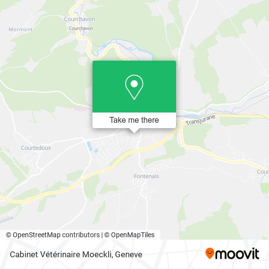 Cabinet Vétérinaire Moeckli map